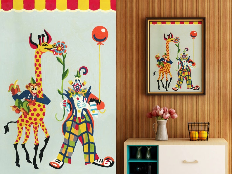 DOWNLOAD Paint by Numbers Hungry Giraffe 12 x 16 image 3