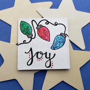 Downloadable Joy and Lights Magnet Tutorial