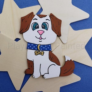 Downloadable Happy Dog Magnet Tutorial