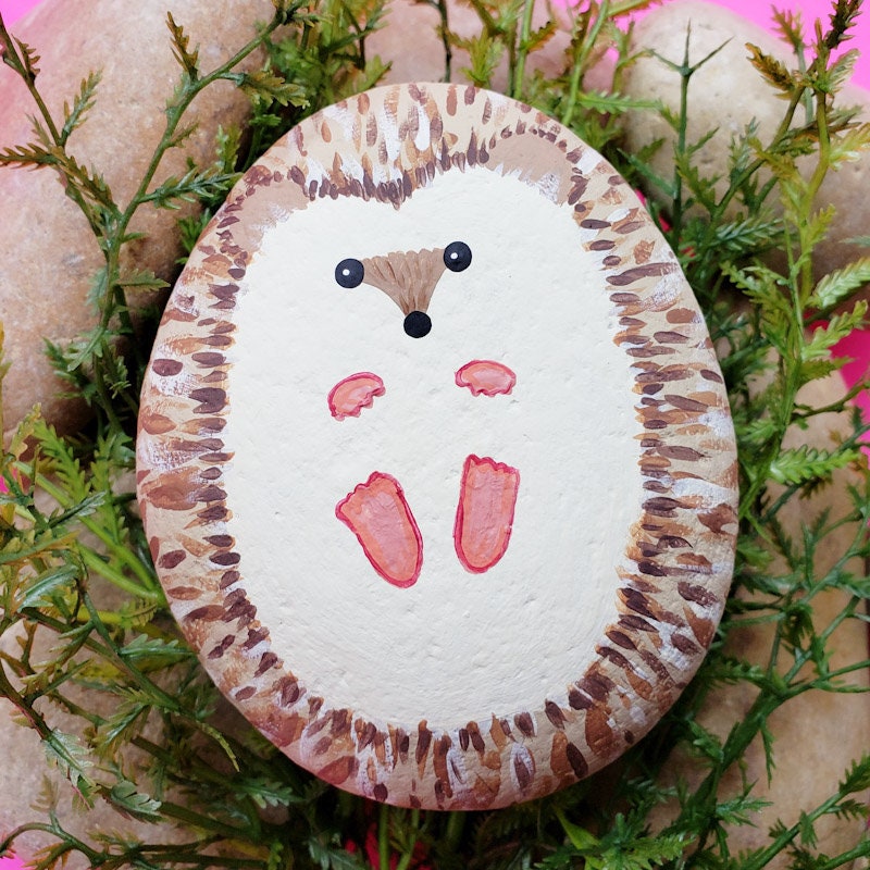 Downloadable Baby Hedgehog Painted Rock Tutorial - Etsy