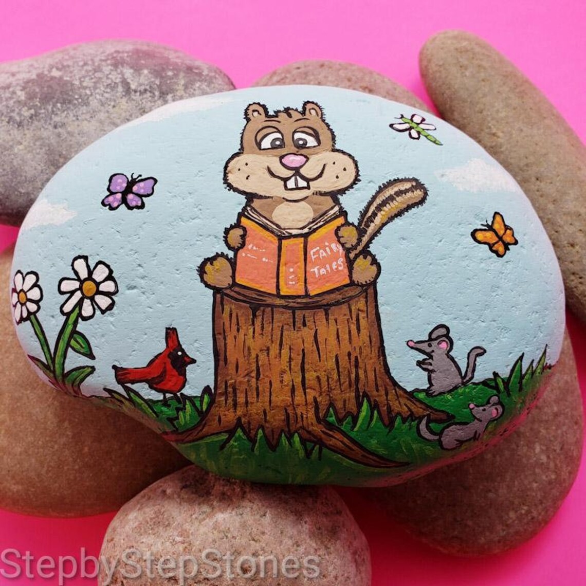 Downloadable ~ Story Time ~ Painted Rock Tutorial - Etsy