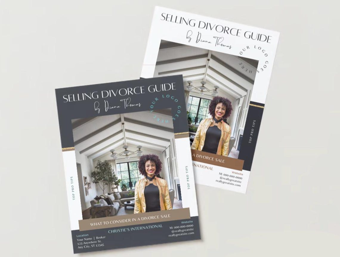Divorce Guide: Template by Canva for Real Estate - Etsy