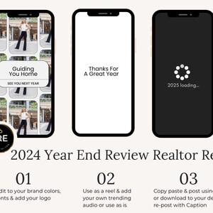 Year in Review Realtor Reel: Canva for Real Estate Template - Etsy