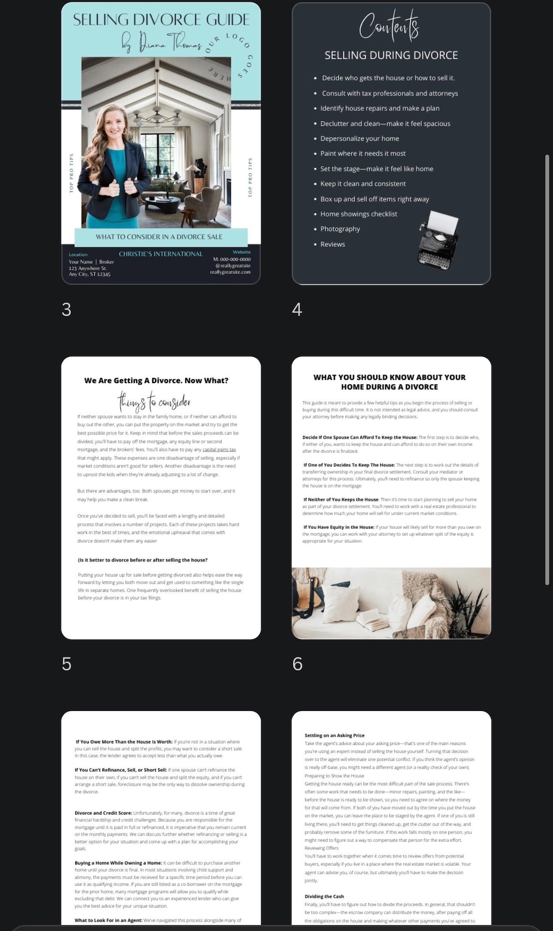 Divorce Guide: Template by Canva for Real Estate - Etsy