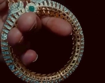 Diamond bangle Diamond kada Diamond bracelet swarovski jewelry 925 Pure Silver jewelry Indian ,diamond Necklace bridal jewelry-SHABURIS