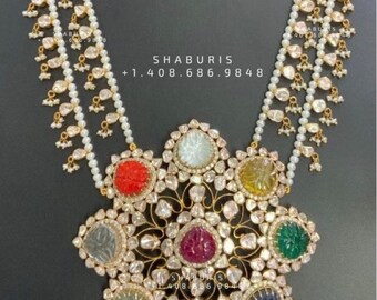 Diamond Choker Diamond Jhumka Diamond Earrings Antique Earrings Antique Jhumka Pure Silver jewelry Indian ,diamond Necklace-SHABURIS