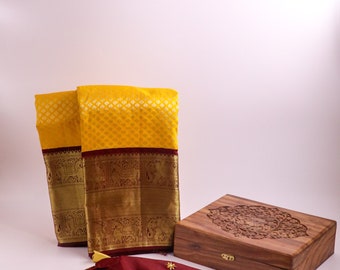Pure Silk Sarees Collection | Paithani Mangalagiri Gadwal Mysore Silk Kalamkari Sarees with stitched blouse | Handloom Indian Festive Wear