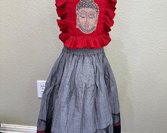 Robes indiennes pour enfants | Pattu Pavadai & Teen Lehengas | Vêtements ethniques en soie du sud de l'Inde pour fille | Tenue de fête de mariage