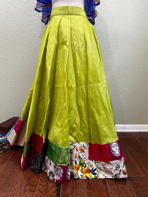 Mehendi & Haldi Lehenga Choli | Yellow Green Floral Lehenga Set | Indian  Wedding Guest Outfit | Pre Wedding Ceremony Dress - Etsy