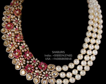 Perlenkette 925 silber schmuck südindischer schmuck schmuckziel pakistanischer schmuck desi schmuck shaburis