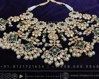 Bridal Jewelry Indian wedding Jewelry Indian gold jewelry designs pure silver jewelry victorian Diamond Necklace designs statement jewelry