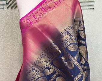 Pure Silk Sarees Collection | Paithani Mangalagiri Gadwal Mysore Silk Kalamkari Banarasi Sarees | Handloom Indian Festive Wear