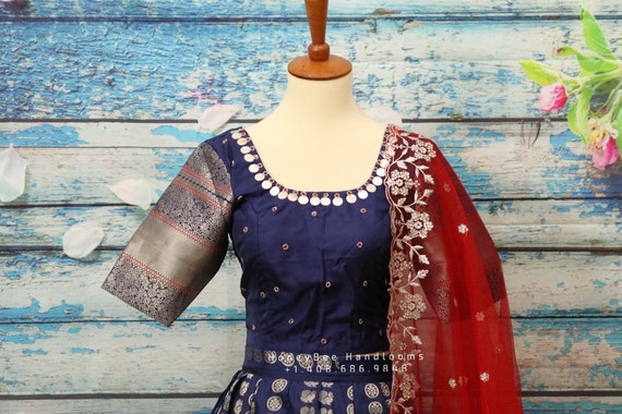 pattu lehenga choli