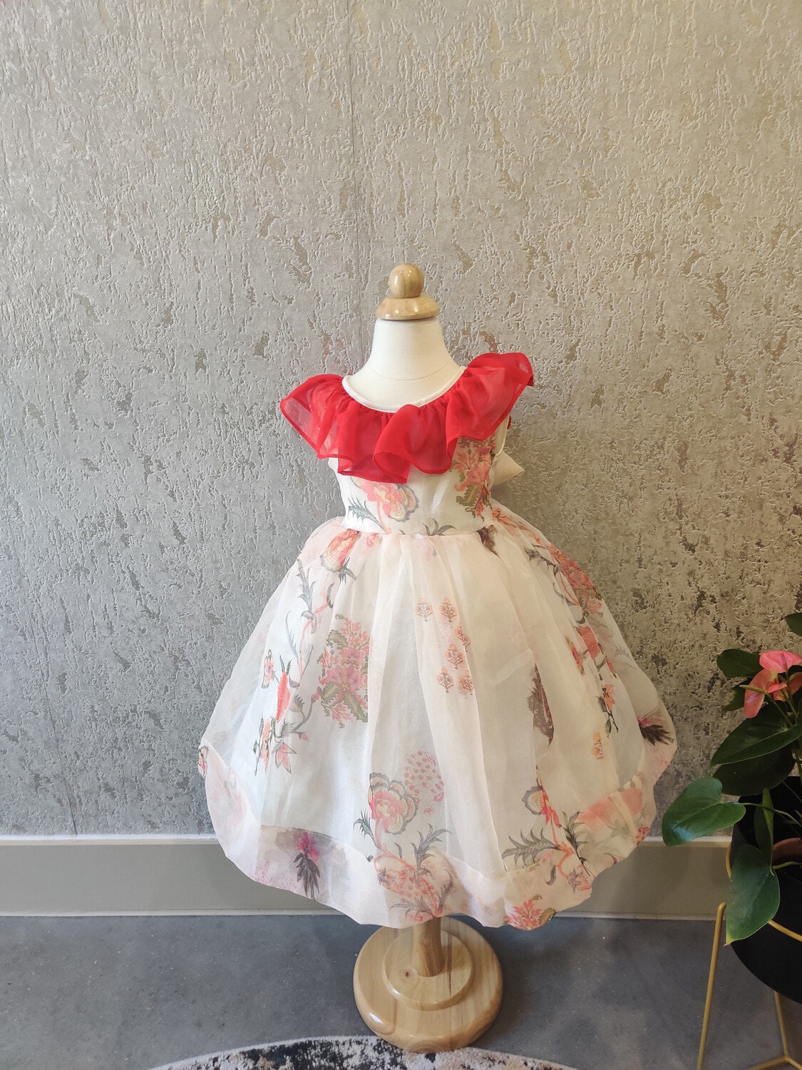 Kids Frock Kids Organza Frock Girl Gown ...