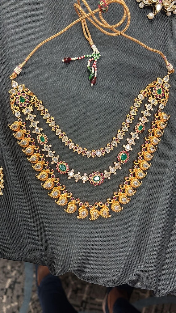 Mango mala fashion jewelry one gram jewelry artificial jewelry wedding jewelry kids jewelry indian necklace indian jewelry SHABURIS