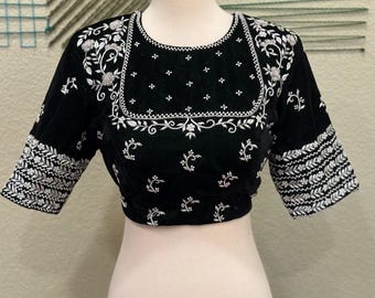 Maggam Work Blouse | Paithani Kalamkari Patola Saree Blouse | Hand