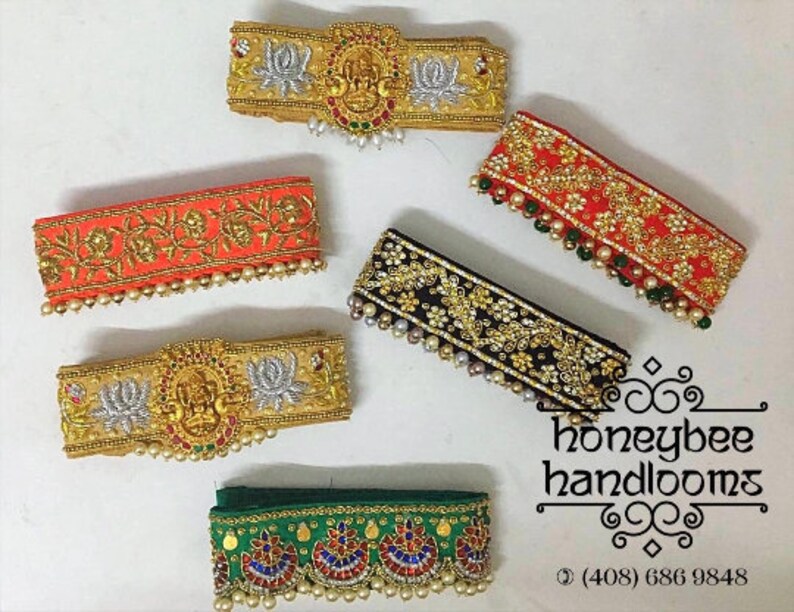 Maggam Work Waistbelt Vaddanam Vadiyanam Saree Belt Etsy