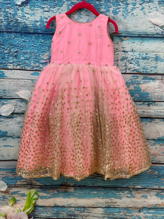 pink frock design