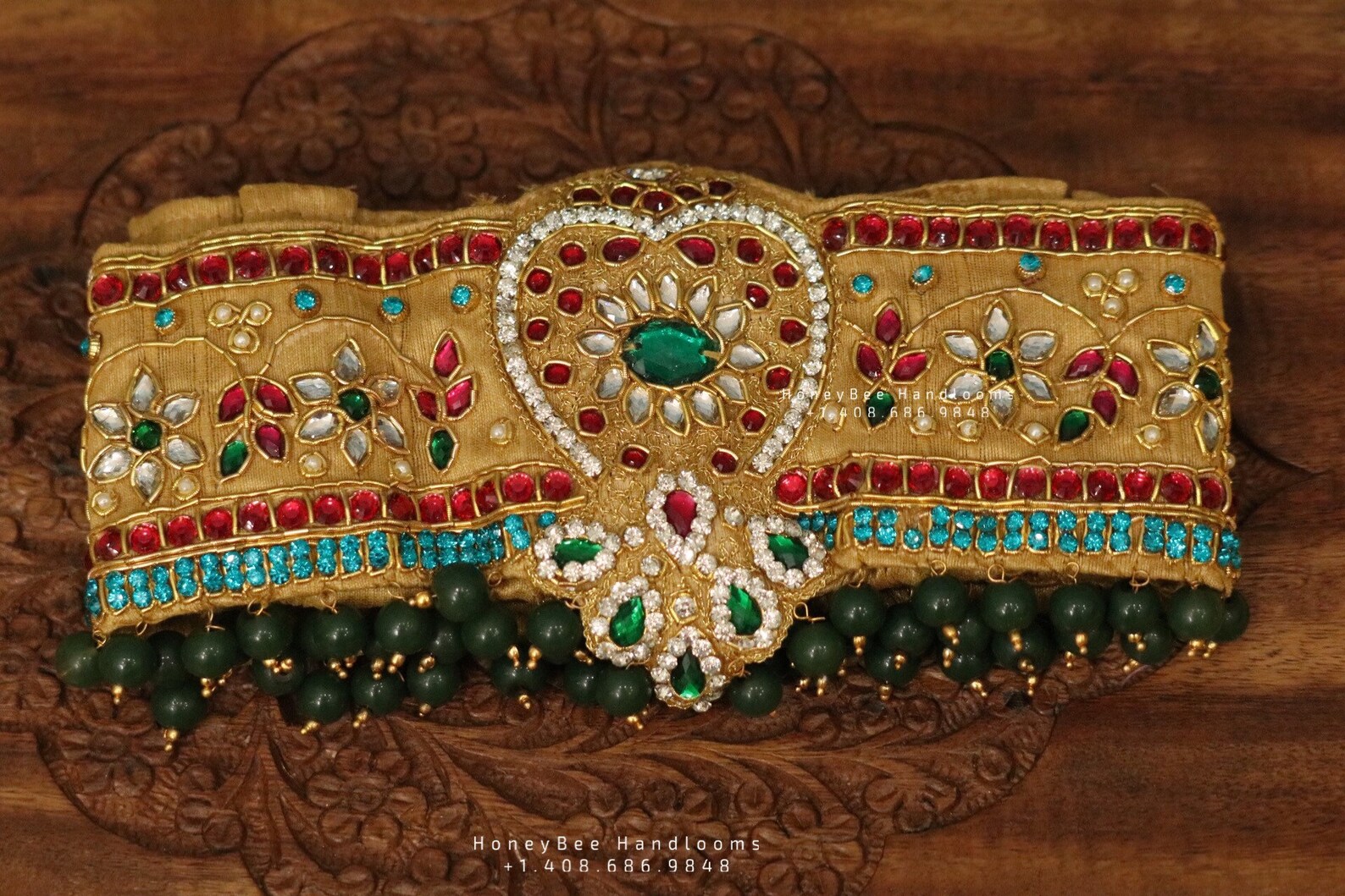 Maggam Work Waistbelt Vaddanam gold vaddanam belt Etsy