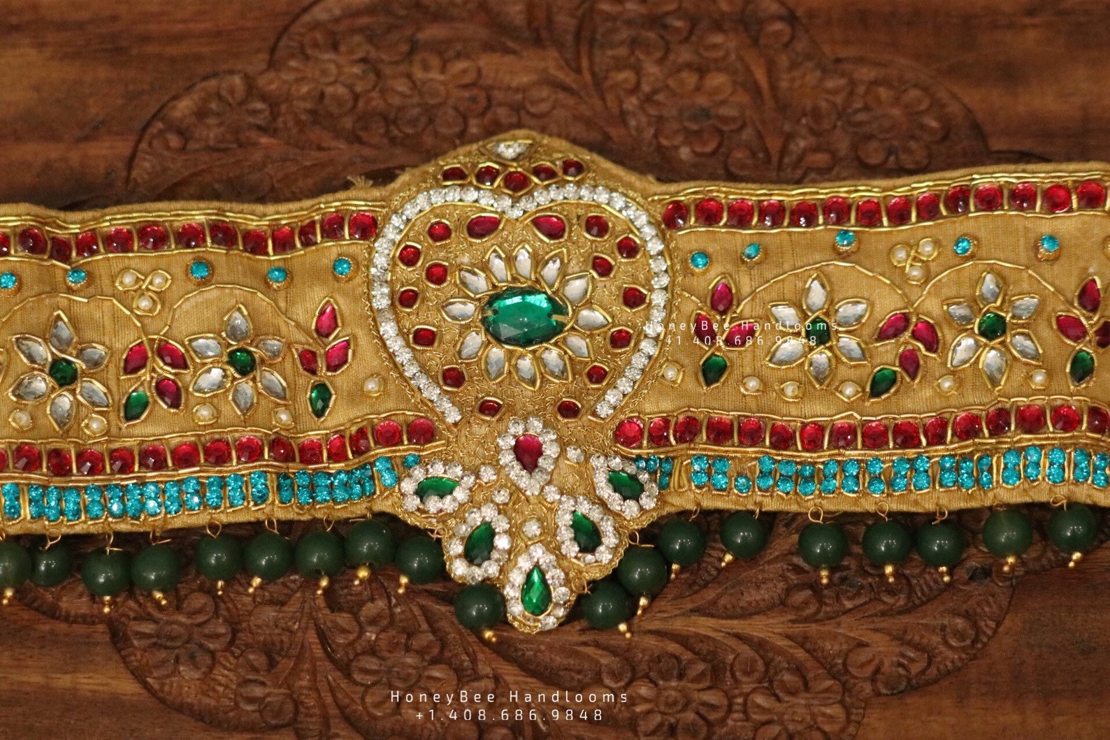 Maggam Work Waistbelt Vaddanam gold vaddanam belt Etsy