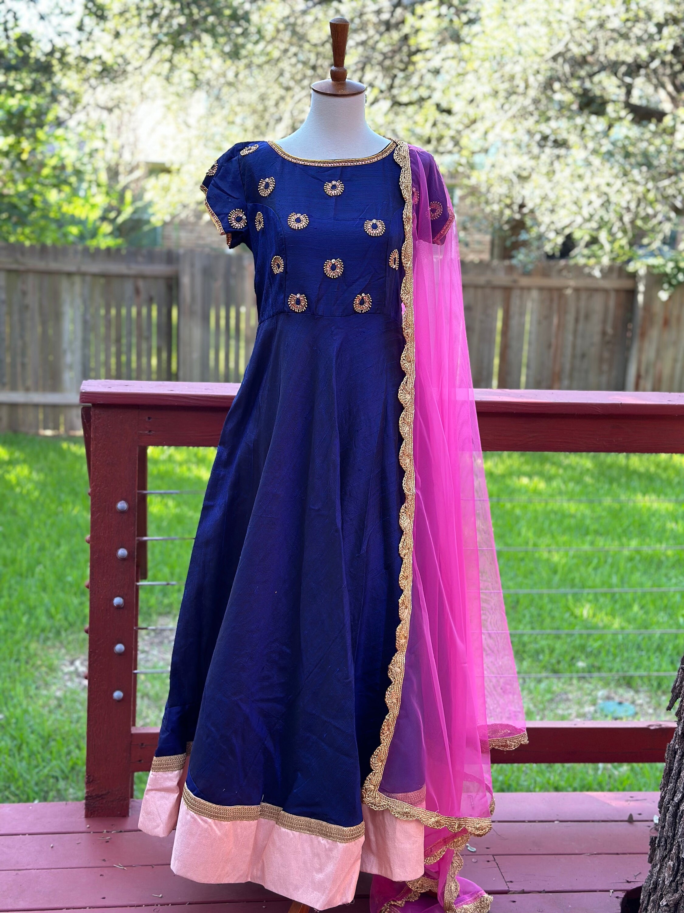 royal blue and pink dress combination Dupatta Navy Blue With Pink Dress Lehenga Dupatta Royal Blue And Pink Dress  Combination Buy Marmika