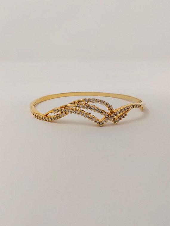 Cz Bangle Ad Bangles Gold Bangle Fashion Jewelry Artificial