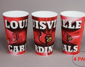 Louisville Cardinal vinyl sticker for skateboard luggage laptop tumblers car a