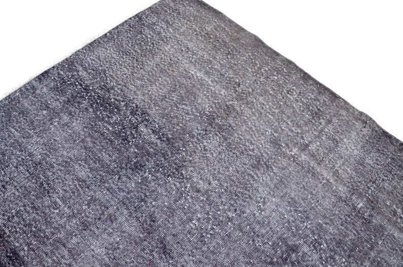 Vintage Gray Rug, Overdyed Turkish Gray Rug, 5x8 Ft Handmade Wool Rug ...