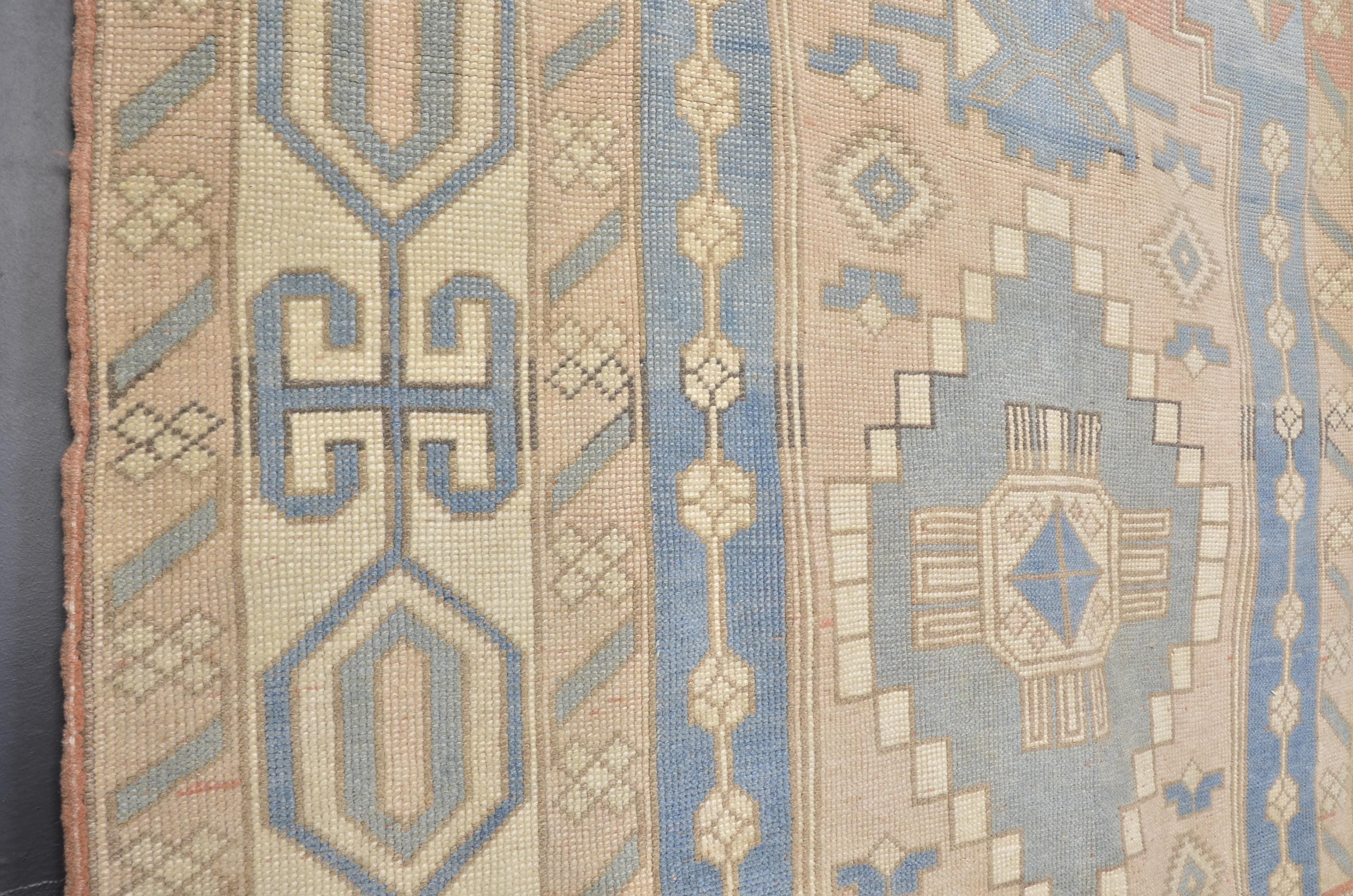 Faded Aztec Rug Aztec Turkish Rug, 5x7 Ft Design Rug, Wool Rug, Turkish Rug ...
