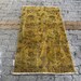 Design Yellow Rug Vintage Turkish Rug Handmade Rug 5 X 2.7 - Etsy