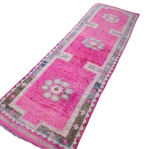 Pink Vintage Rugs Etsy