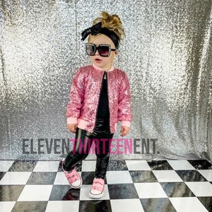 Pink Babies Jacket Toddler Girl Toddler Girl Halloween Costume 50's Girl Jacket Pants Costume Toddler Halloween Outfit