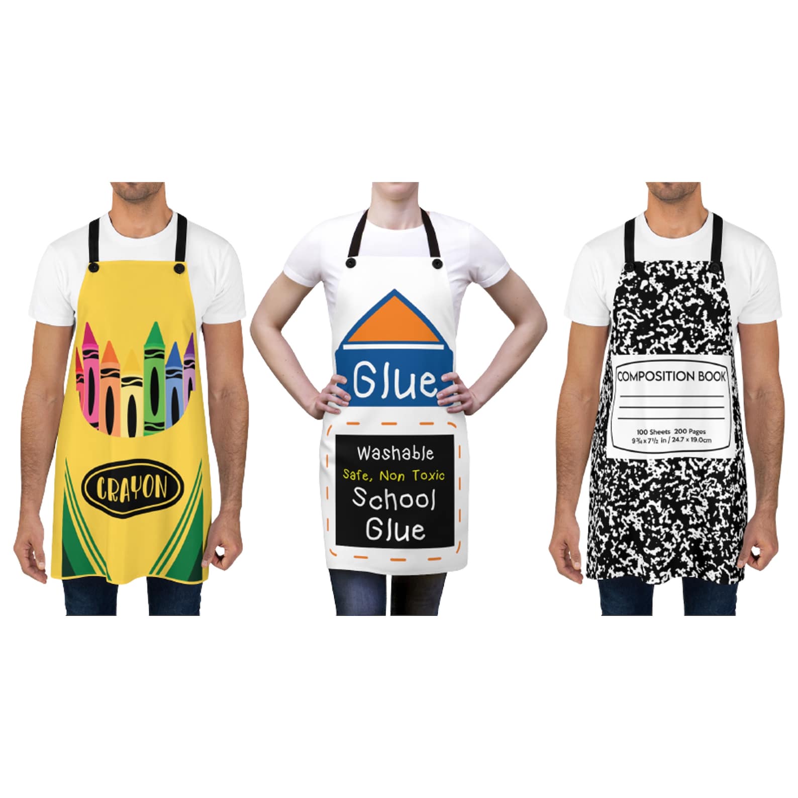 group-halloween-costumes-for-teachers-aprons-for-teachers-etsy