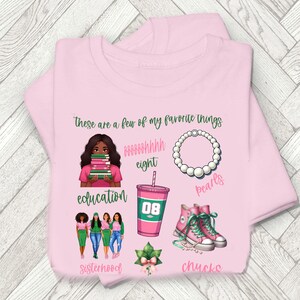 Pink and Green Sorority Shirts, Paraphernalia Shirt, Sorority