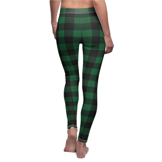 Checkered Leggings Plaid Leggings Women 