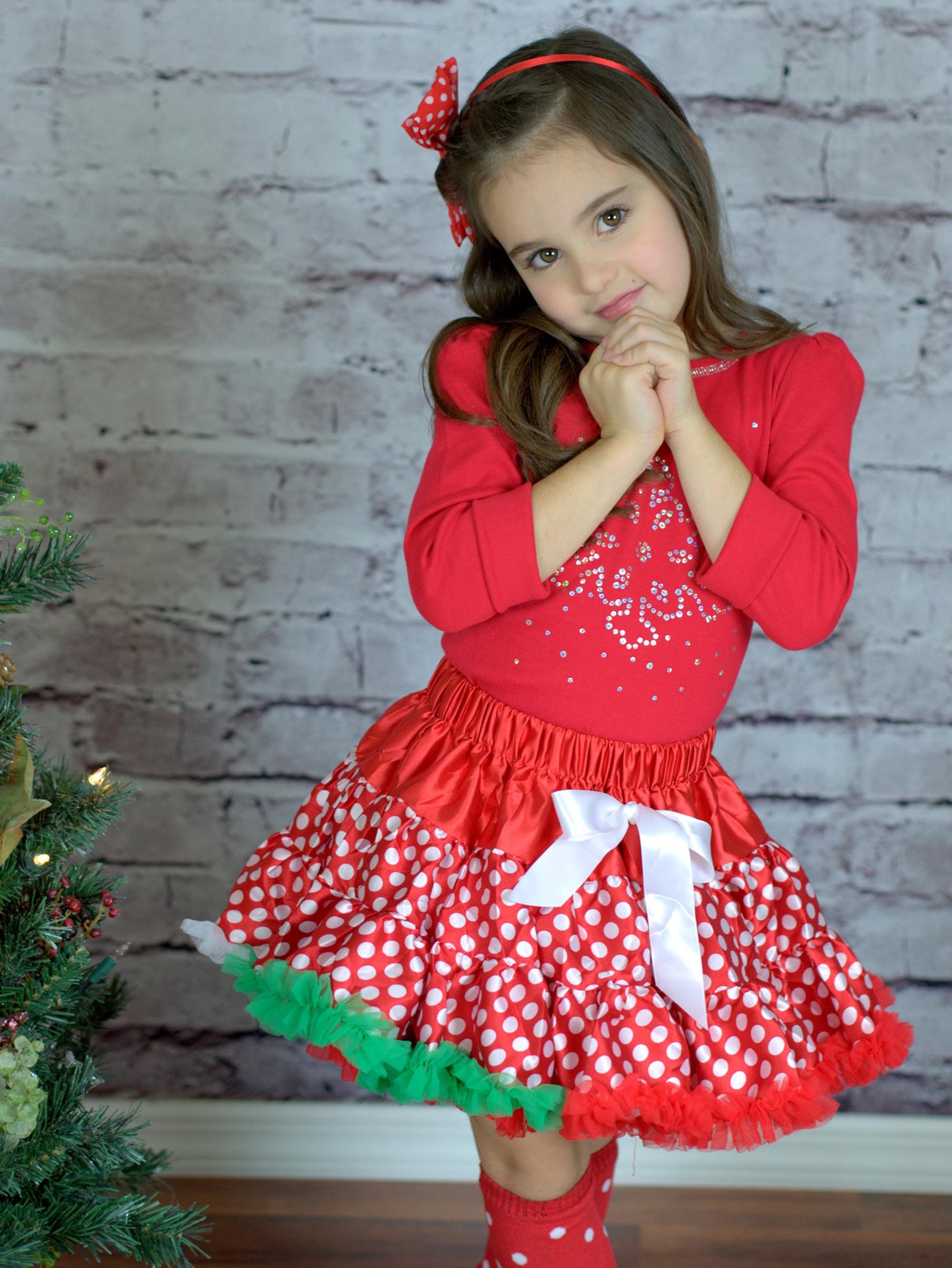 Casi Personal Precipicio Faldas navideñas para niñas Faldas festivas para niñas - Etsy España