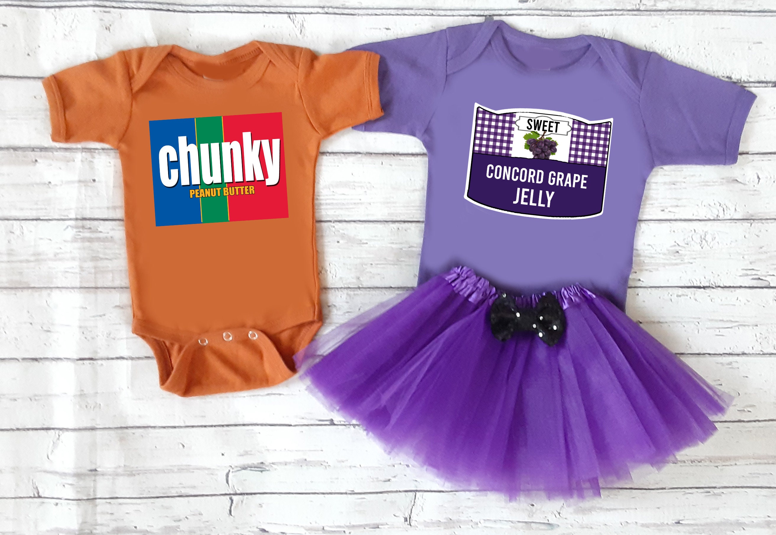 Twin Halloween Costume Boy Girl Jelly and Peanut Butter Costume Matching Kids Baby Toddler Halloween Costume Brother Sister Boy Girl Etsy