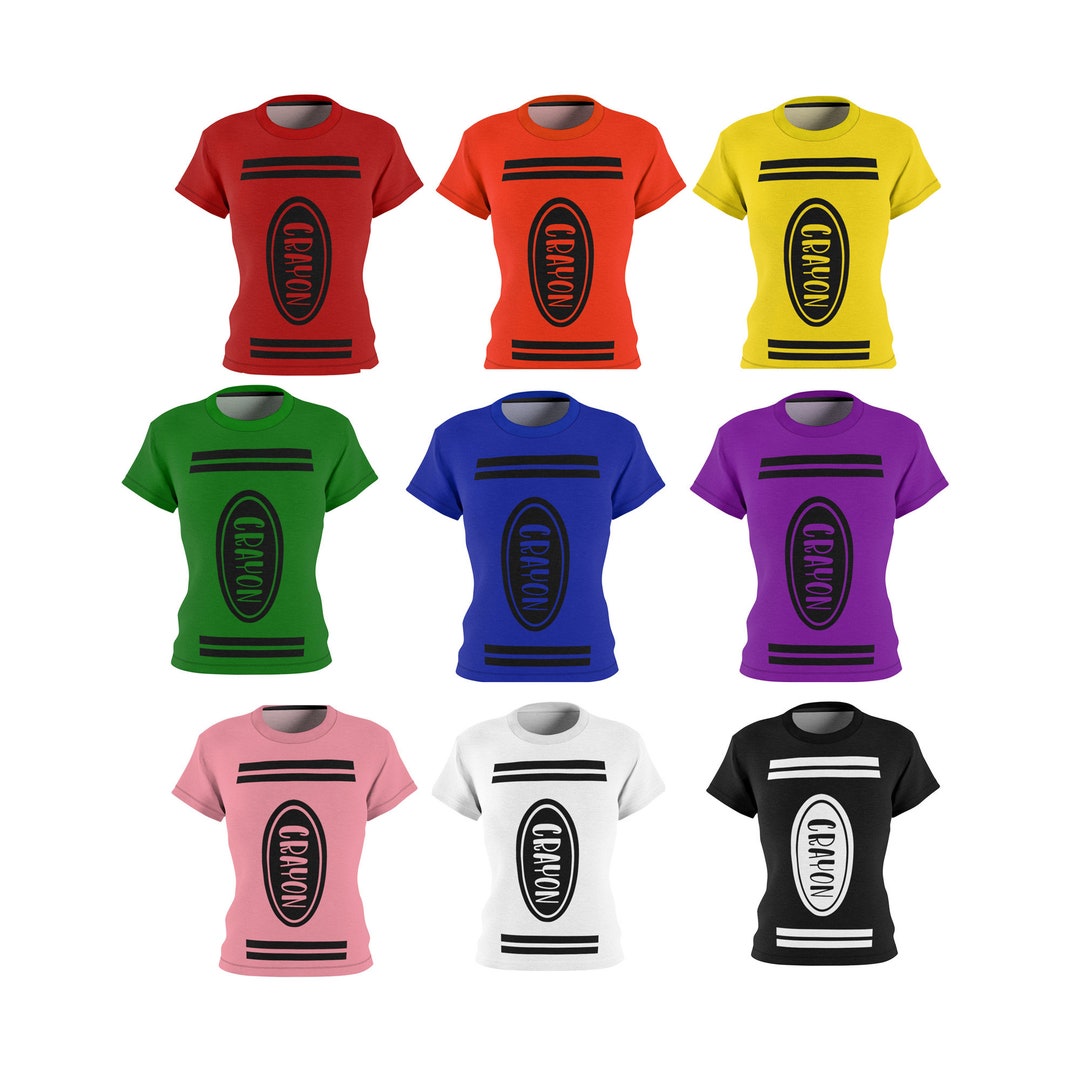 Crayon Costumes Women, Halloween Costumes Teens and Women, Crayon