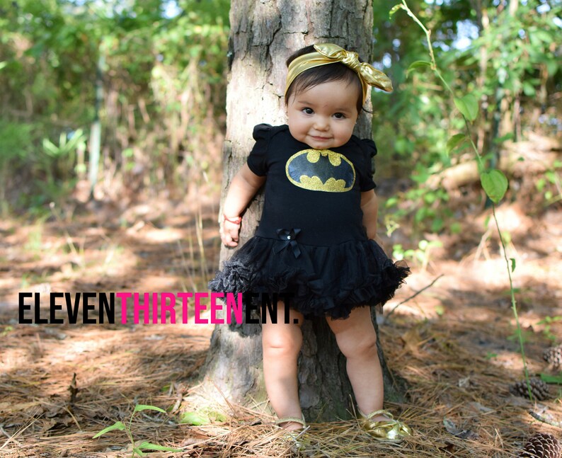 Infant Halloween Costume Girl Bat Baby Girl Gold Glitter Etsy