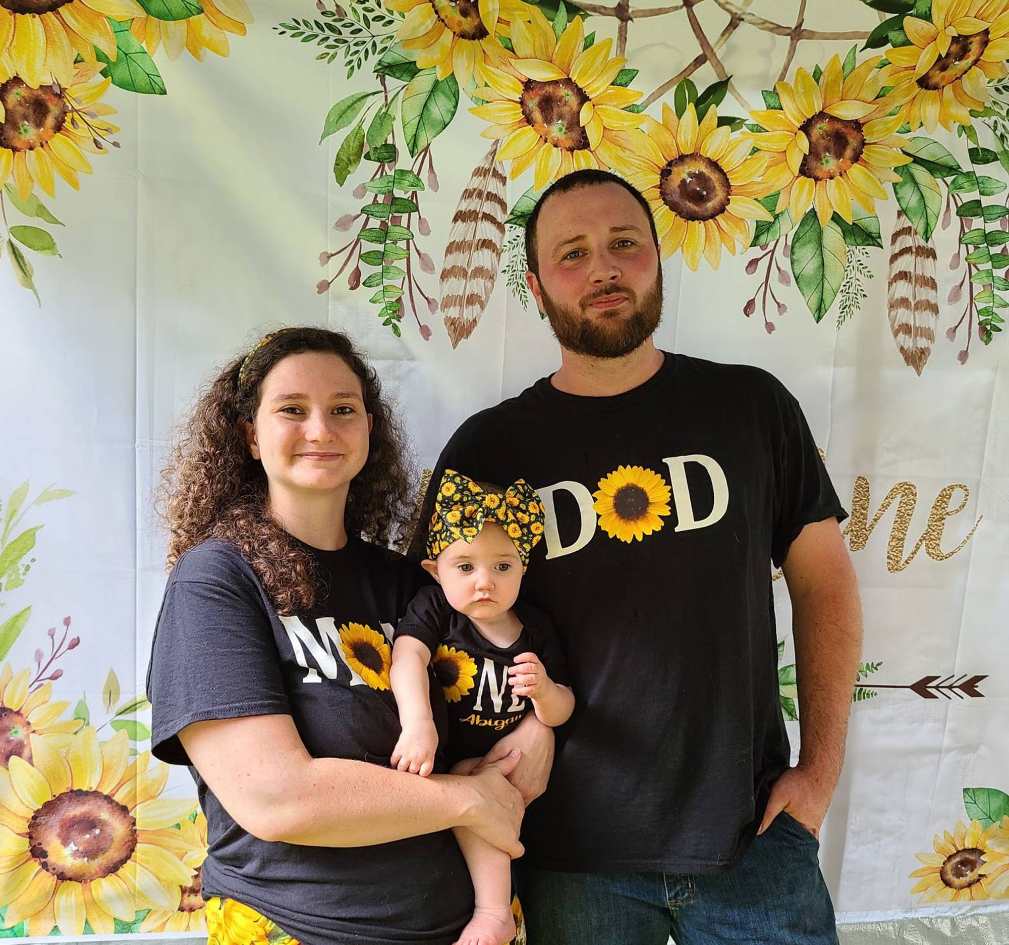 Matching Sunflower Family Shirts 1st 