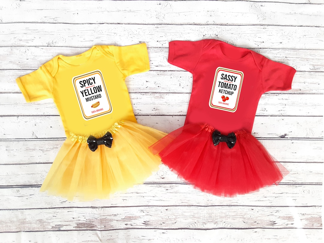 Baby Girl Toddler Girl Halloween Costume Ketchup Mustard Relish