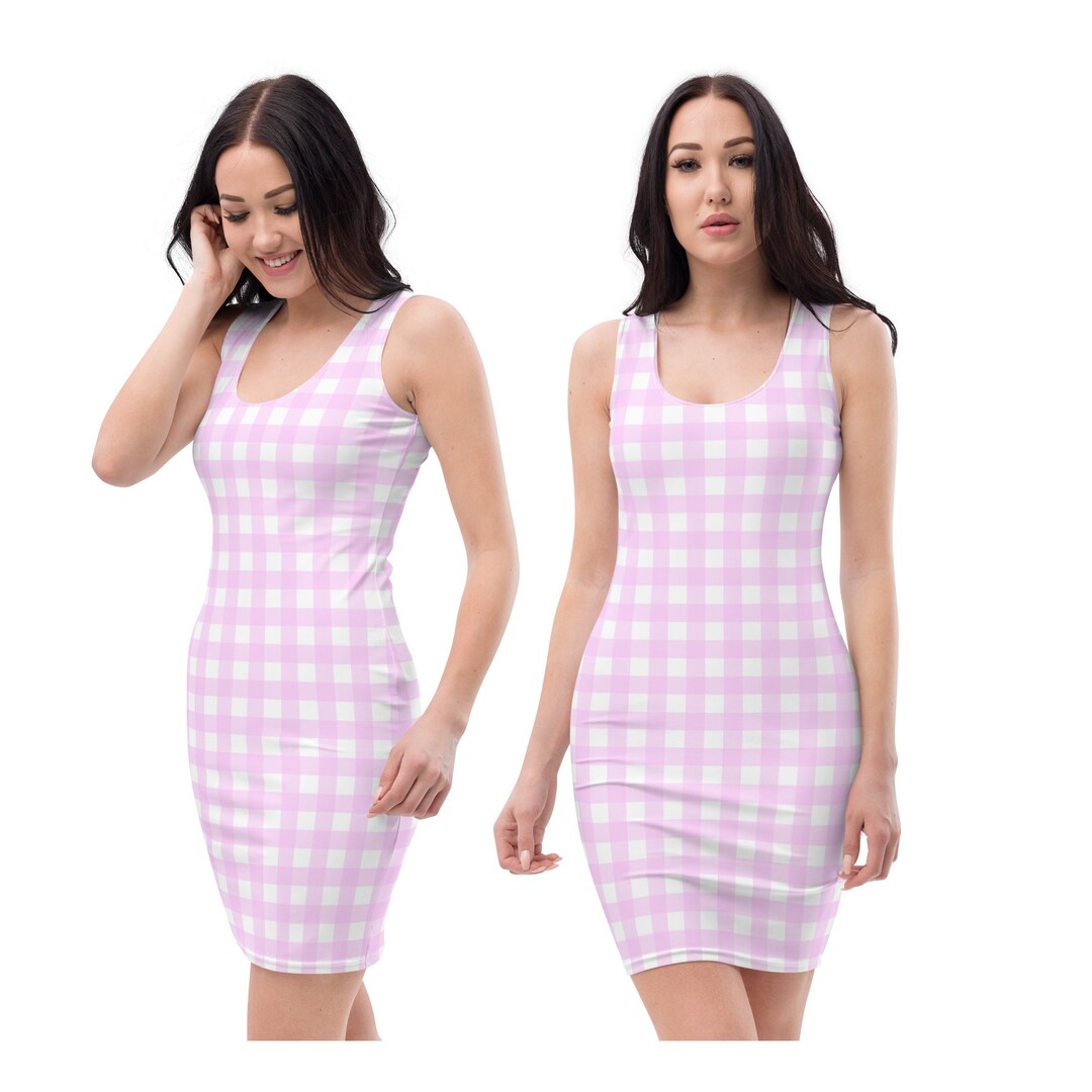 pink gingham dress tesco