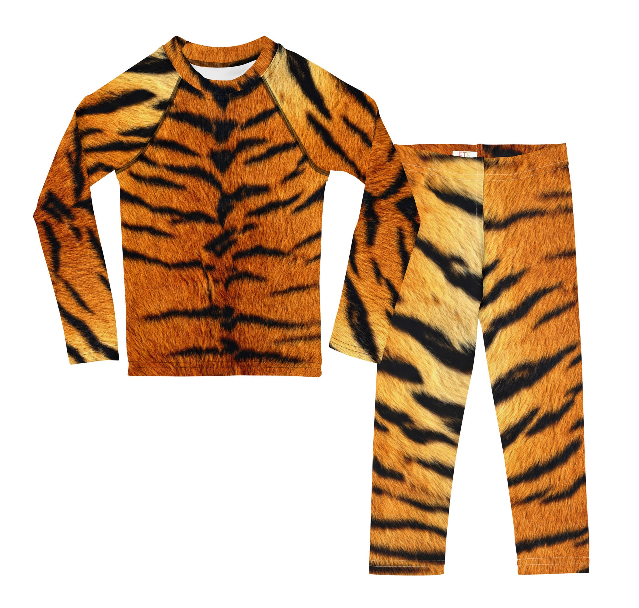 Kid's Leggings Tiger Print, Workout Apparel, Animal Print, Gift