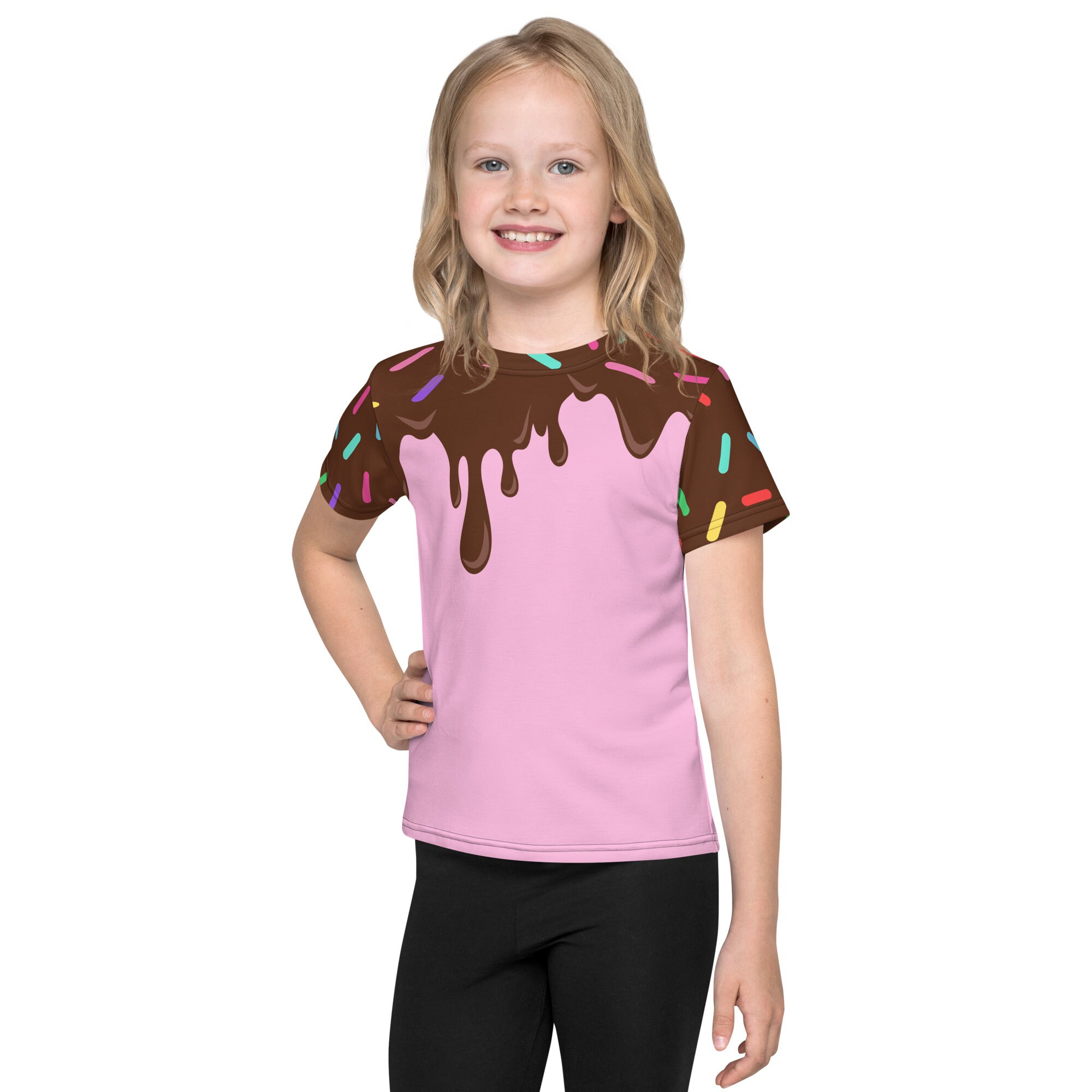 Kids Ice Cream Cone Outfit Ice Cream Toddler Shirt Leggings Etsy