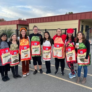 Group Halloween Costumes, Spice Aprons Halloween Costumes Girls, Halloween Adult Costume,  Food Seasoning Apron, Matching Family Costumes