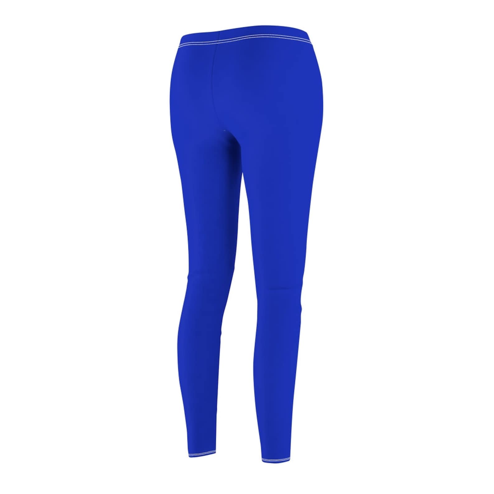Royal Blue Womens Leggings Blue Yoga Leggings Blue Workout Etsy