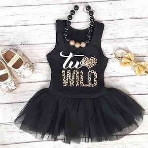 Two Wild Birthday Girl Dress, Two Outfit, 2nd Birthday Outfit Girl