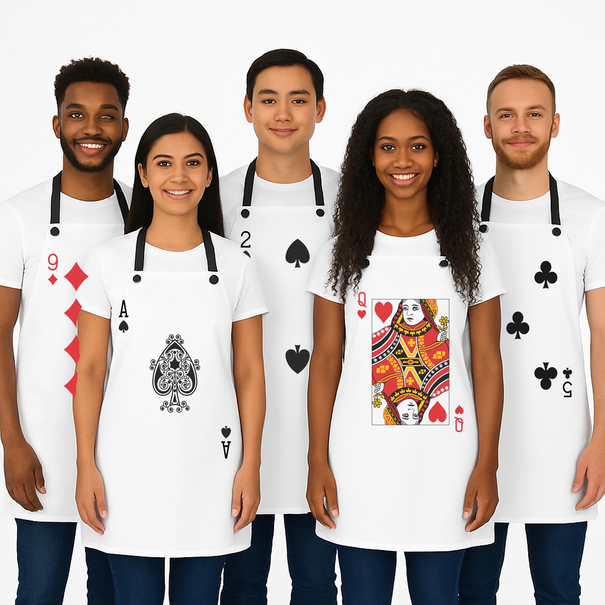 Group Halloween Costumes, Playing Cards Costume, Deck Of Cards Aprons, Team Costumes, Poker Costume Adults