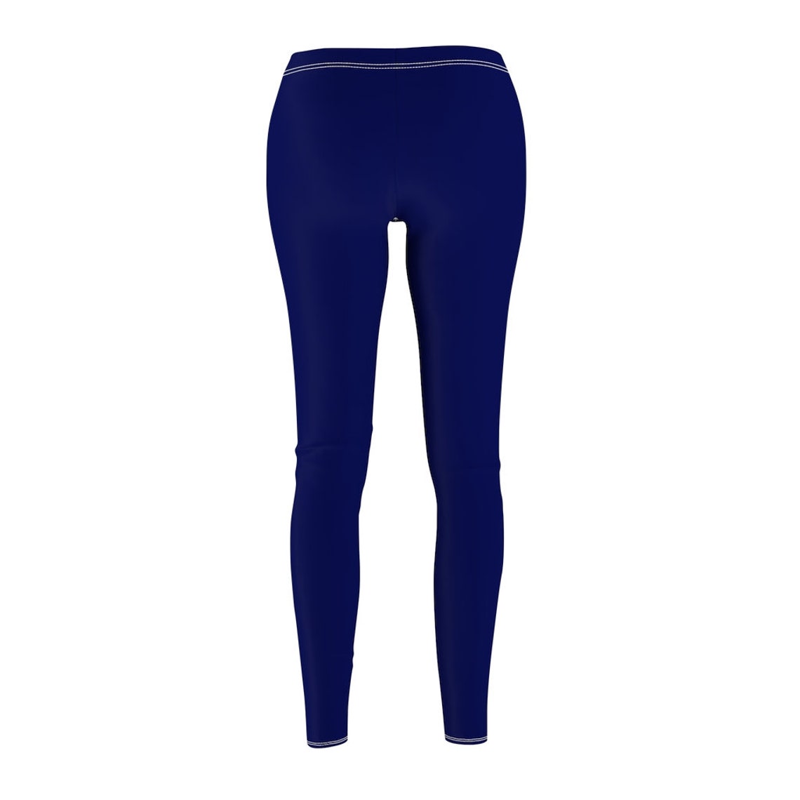 Navy Blue Womens Leggings Blue Yoga Leggings Blue Workout Etsy