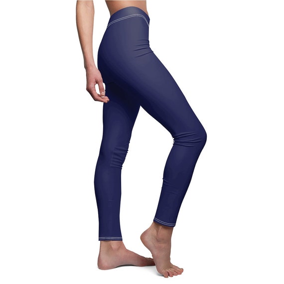 Navy Blue Womens Leggings Blue Yoga 